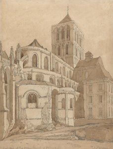 Abbey Church at Fecamp, Normandy by John Sell Cotman